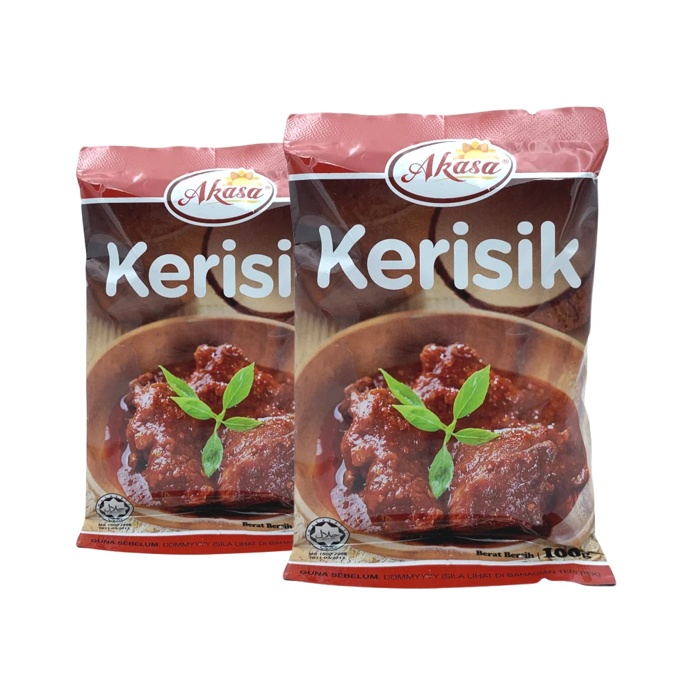 Akasa жареная Кокосовая паста приготовление Приправ Для производителя (Kerisik) 100 г отличный Топпинг для тостов блинчиков или