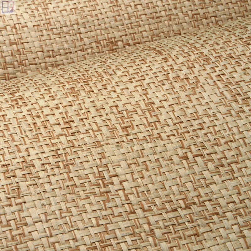 High end natural grass material non-woven grasscloth wallpaper for hotel