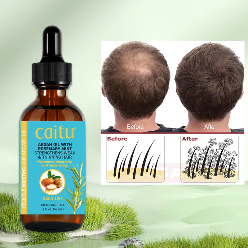 3 IN 1 Non-Sticky Women Men Deep Nourish Moroccan Argan Hair Treatment Oil Promote Growth Hair Care Oil for Dry Damaged Hair