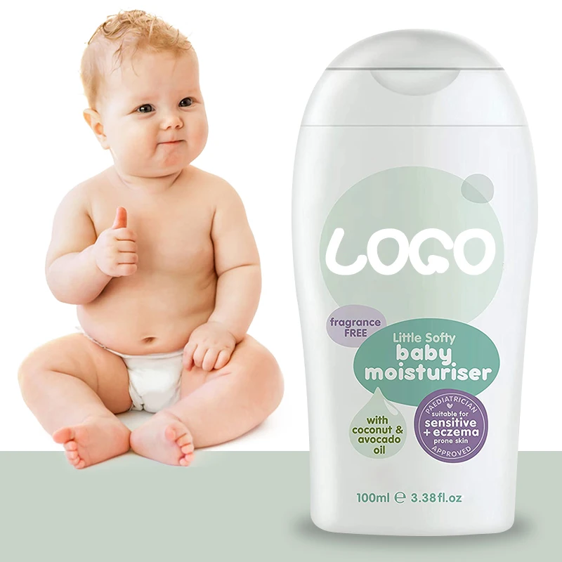 Factory Price Professional Skincare 100ML Eczema Therapy Coconut & Avocado Oil Baby Moisturiser