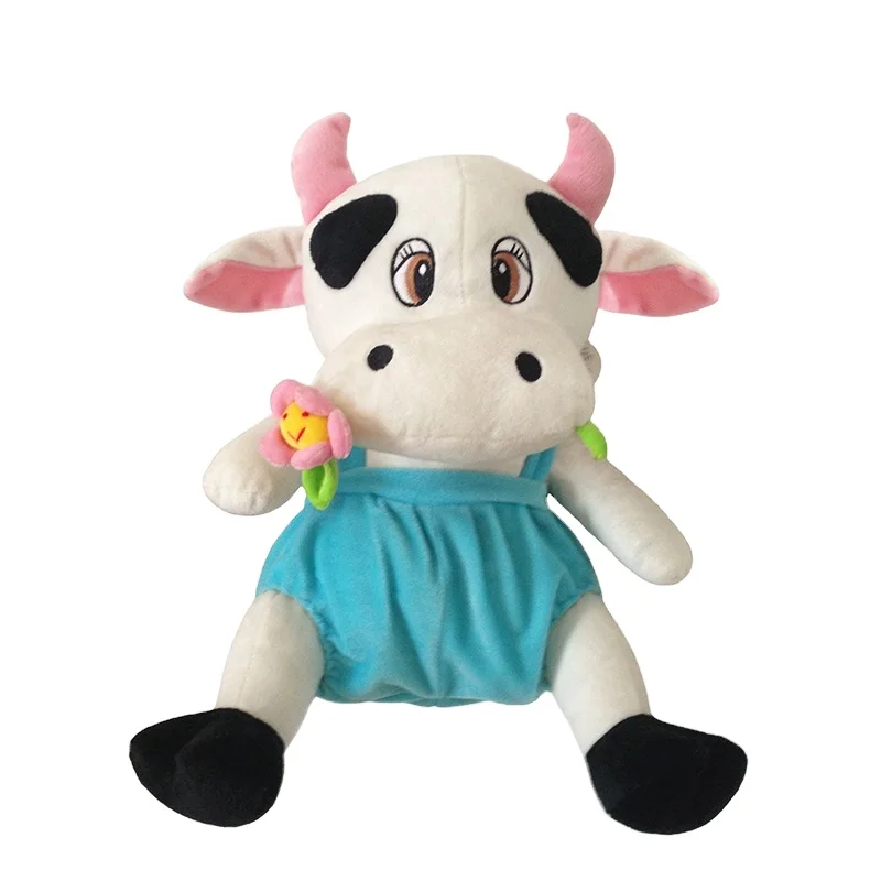 Плюшевая корова игрушка со звуком