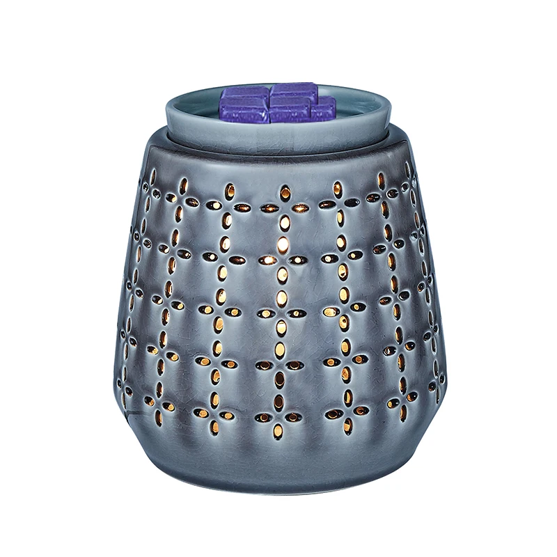 Aromatherapy Simple electronics Warmer Lamp Timing Ceramic Fragrance Wax Burner