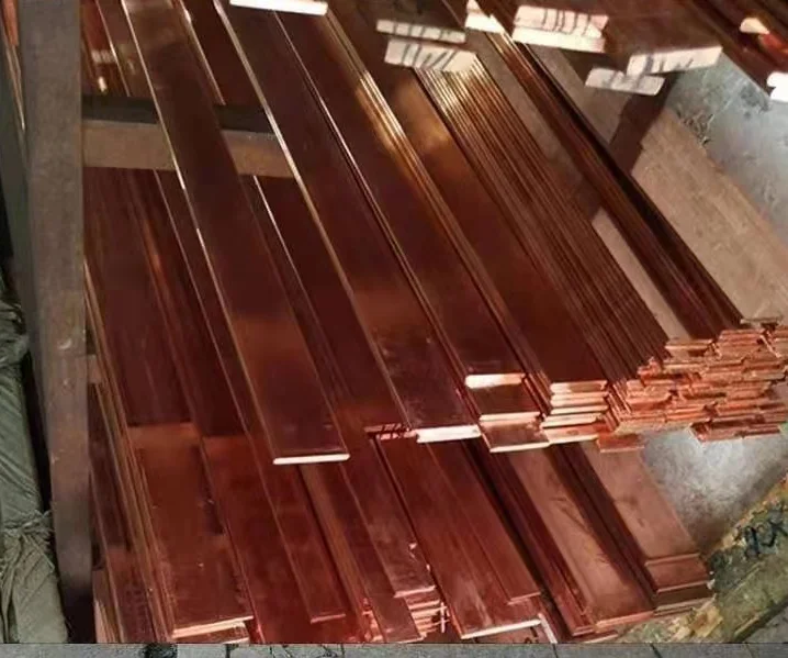 99.9% Pure C11000 Copper Busbar Copper Flat Bar Manufacturer Copper Flat Bar