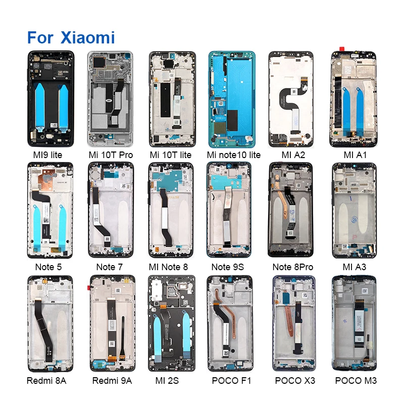 wholesale replacement parts mobile phone 9s lcds note 3 5 touch screen  a2 lite 4 8a lite display combo for xiaomi redmi