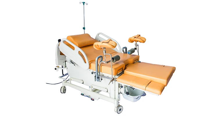 Hospital Medical Equipment Portable Obstetric Gynecological Examination Delivery Table