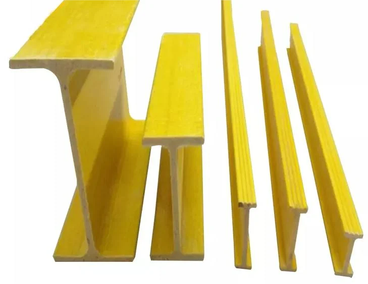 High Strength FRP/GRP Pultrusion Profiles Pultruded H Beam I beam