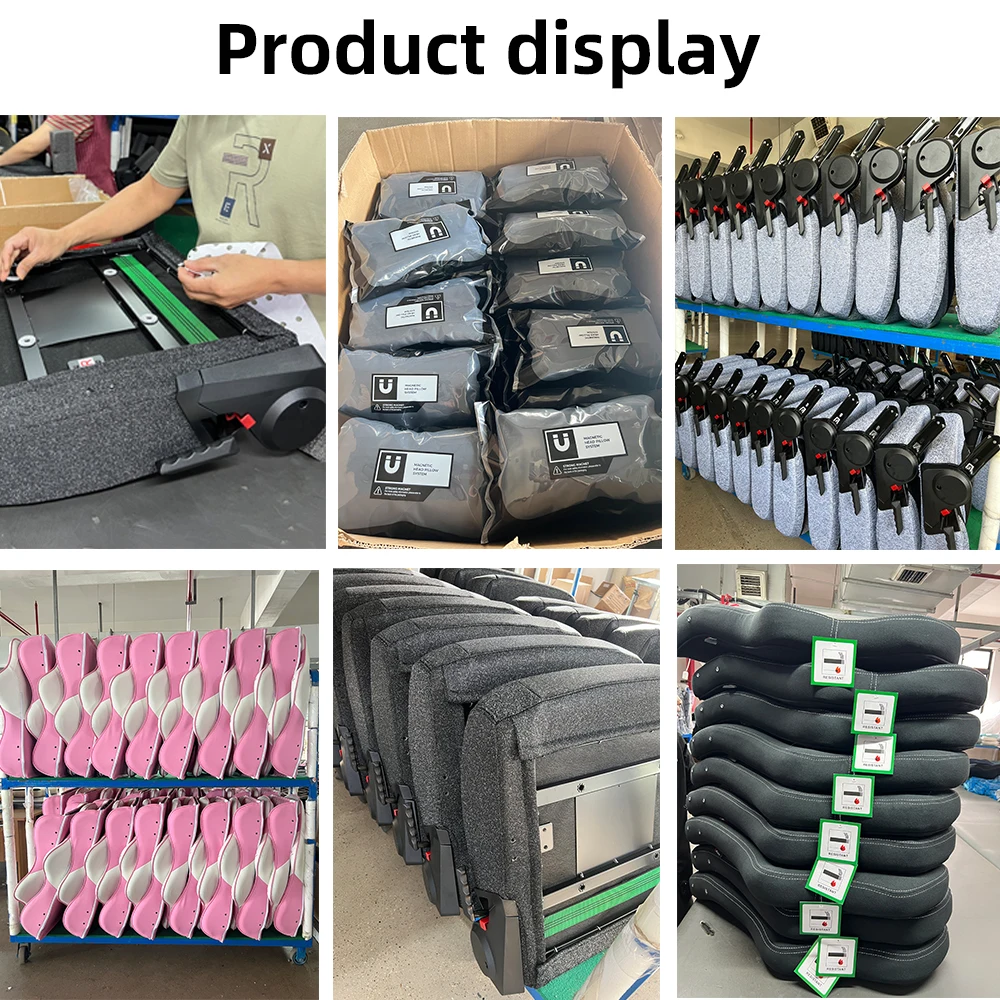 Регулируемый по высоте XL Магнитный подголовник с металлическим каркасом