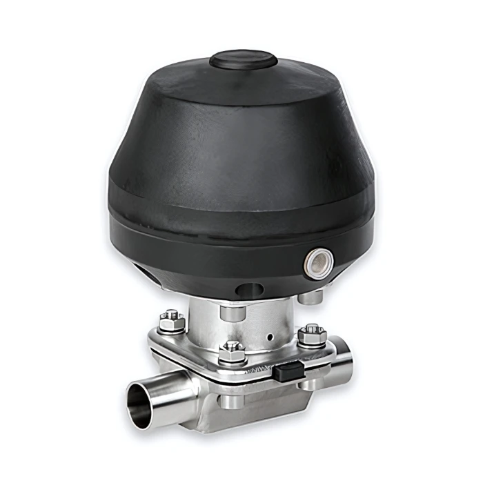 Samson KMA 495 Pneumatic DIN Diaphragm Valve Control System with Integrated Pressure Regulation for Precision Control
