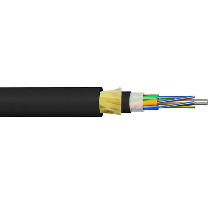 Factory manufacturers fiber optic cable ADSS 6 12 24 48 core Single Mode Outdoor fiber optic cable