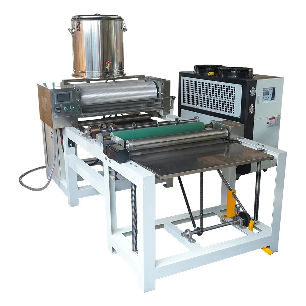 4.9 Mm 5.4Mm Beeswax Honeycomb Waxing Sheet Machine Full Automatic Beeswax Comb Bee Wax Foundation Machine