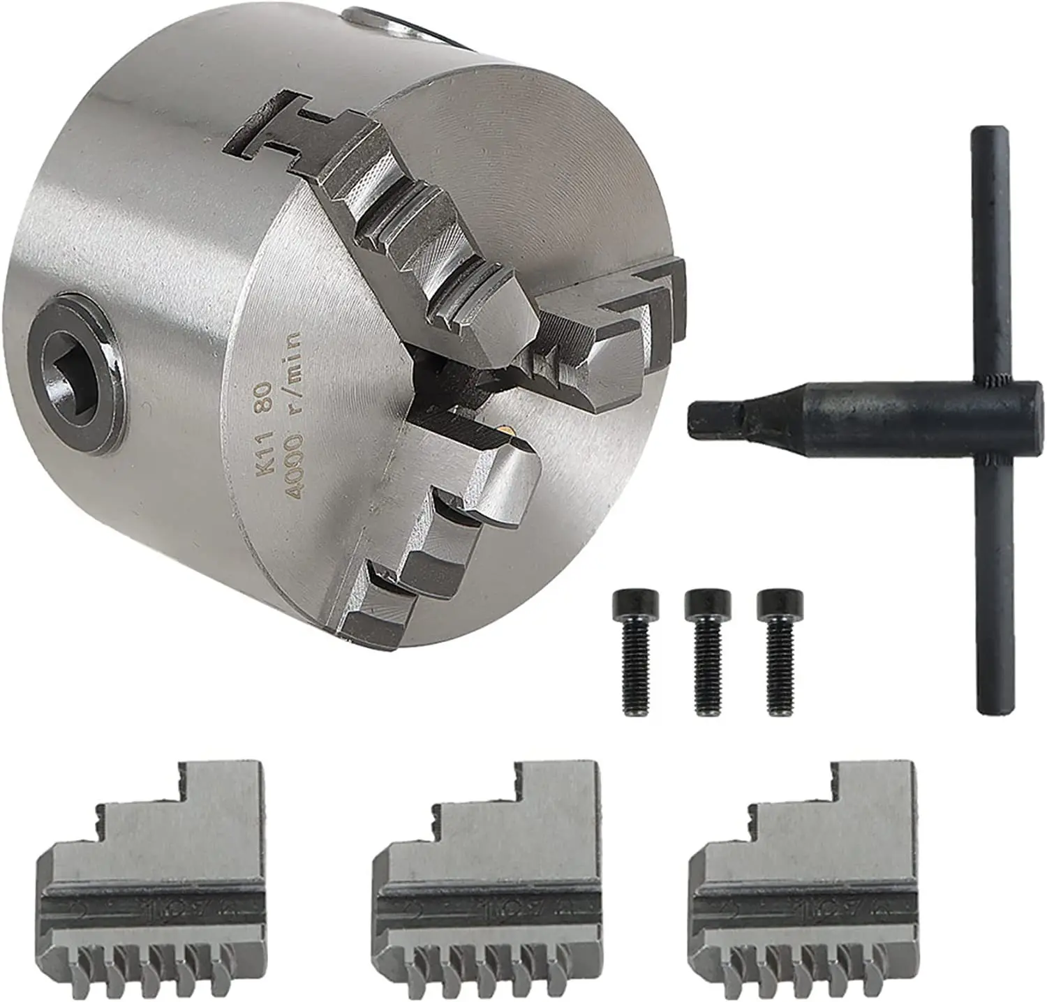 High Quality Cnc Lathe Tools Self-centering Lathe 3 Jaw Chucks High Speed Closed-center Hydraulic Power In Cnc Lathe Machine