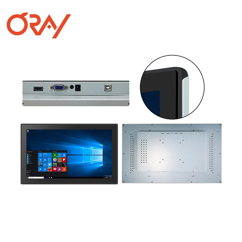Factory Price CE FCC  15 17 19 21.5  inch Open Frame  Embedded  industrial Touch Panel PC