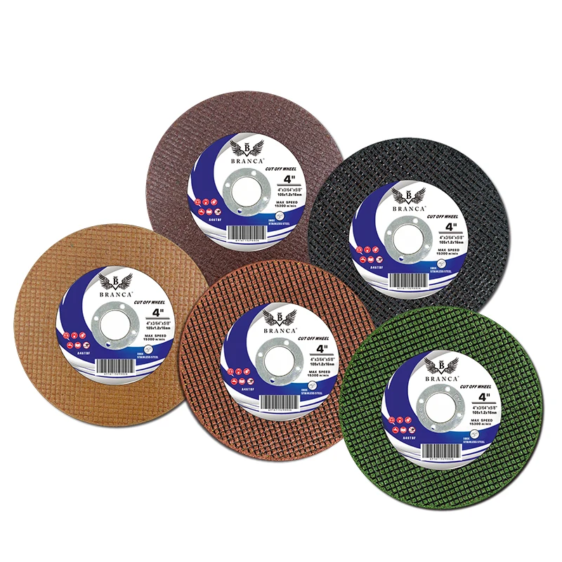 Wuyi hongsheng green single net BRANCA 4inch 107x1.2x16mm abrasive rail cutting disc
