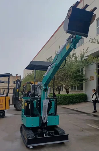 Low Price Mini Soil Digger Small 1.5ton Crawler Excavator KV17 Micro Backhoe Digger with All Attachments