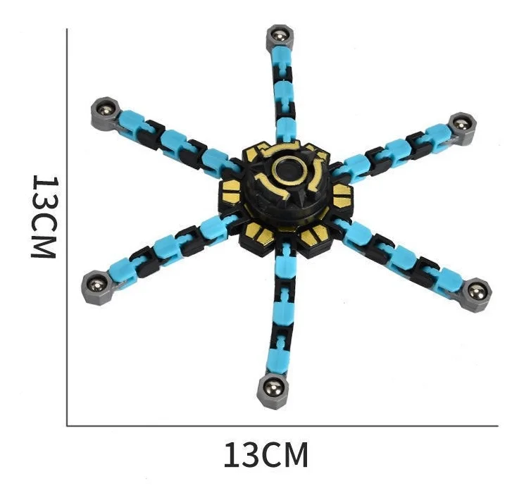 Transformable Fidget Spinners Stress Relief Sensory Toys Fingertip Gyros Spinner Party Gifts For Autism Kids Adults W24-546