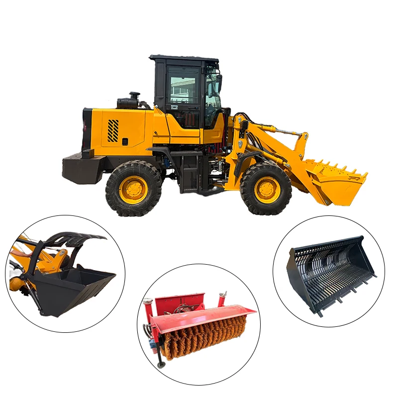 Cheap Mini Loader Earth Moving Machinery Loader Mini Loader China Factory Supply For Sale