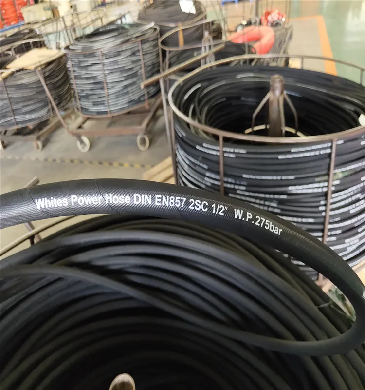 Steel Wire braided Reinforcement Rubber Hose/Tube/Pipe EN857 1SC,2SC