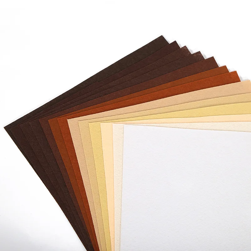 Custom size back adhesive sheets felt fabric double tape