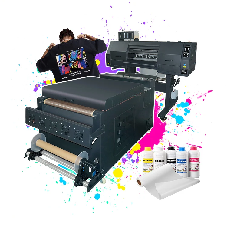 60cm dtf printer printing machine transfer dtf printer t-shirt printing machine textile fabric printing machine on clothes