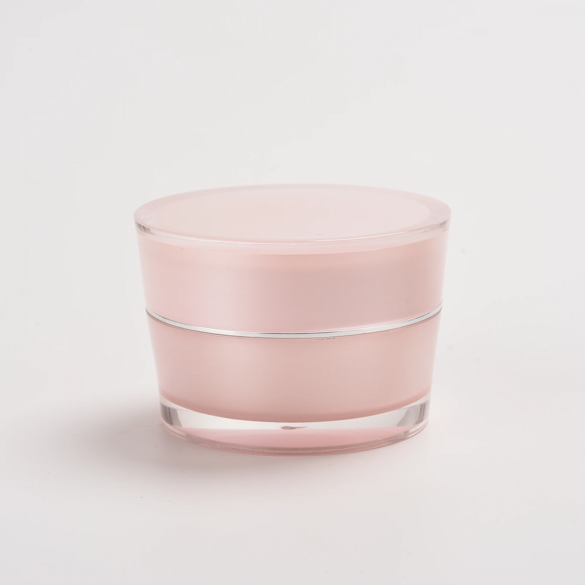 UU package cosmetics packaging fancy body cream jars pink empty cream pot