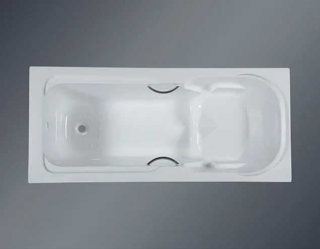 New arrival latest design popular product acrylic drop-in bathtub with handles for sale