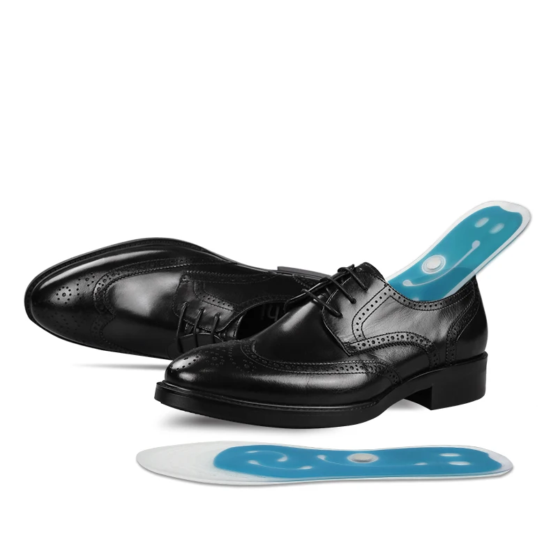 Free Sample ! Acupuncture point soles slimming health insoles magnetic therapy massage insole