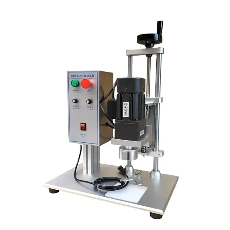 Factory Manufacturing DDX-450 Electric Plastic Bottle Closer Cosmetics Lid Screw Capping Machine