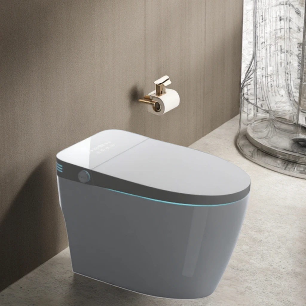 Hot Sale Automatic Sanitary Ware Items Ceramic Bowl Bathroom Intelligent Smart Bidet Toilet