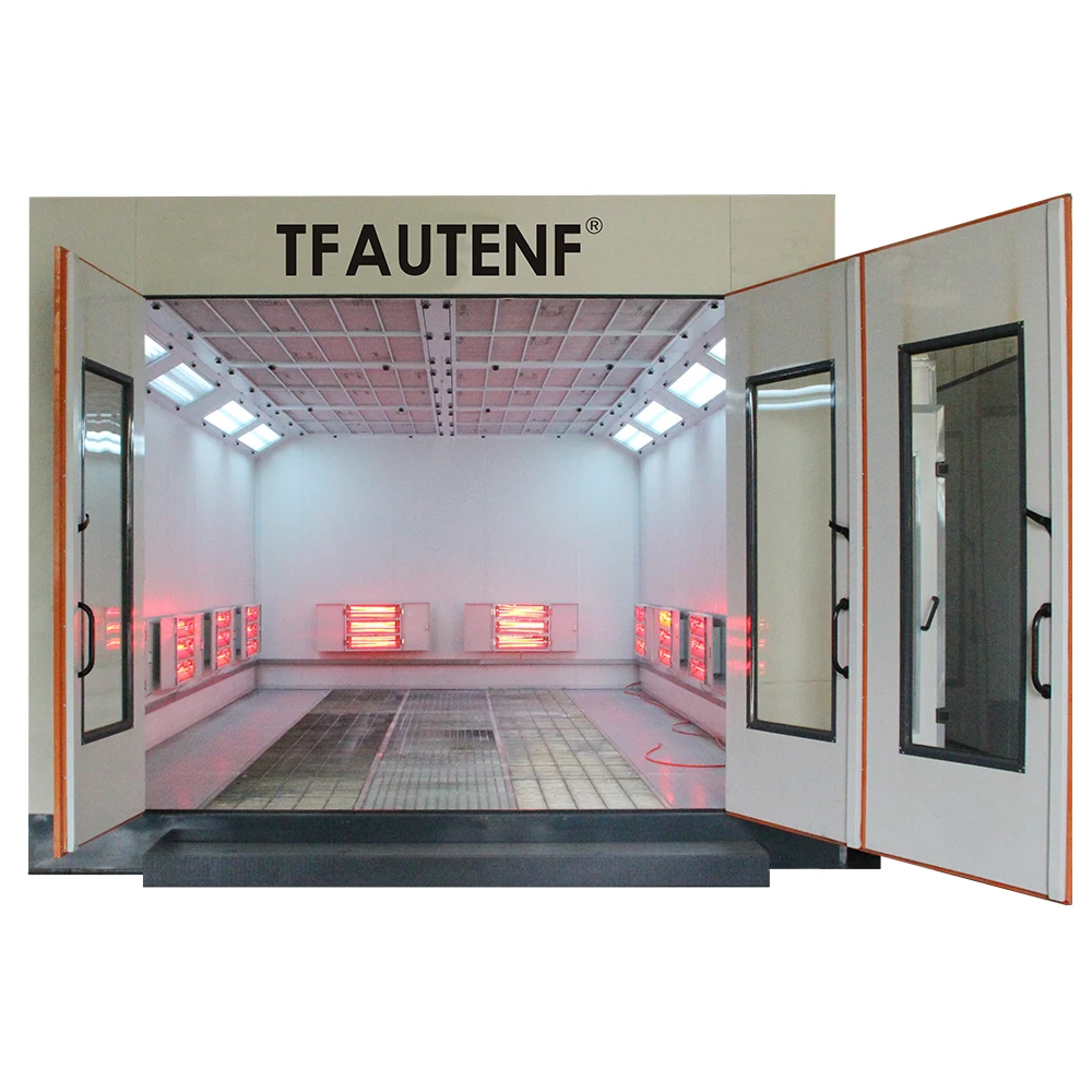 TFAUTENF Electrical Heating Car Spray Booth Auto Painting Oven frame machine auto body repair paint oven car repair equipment