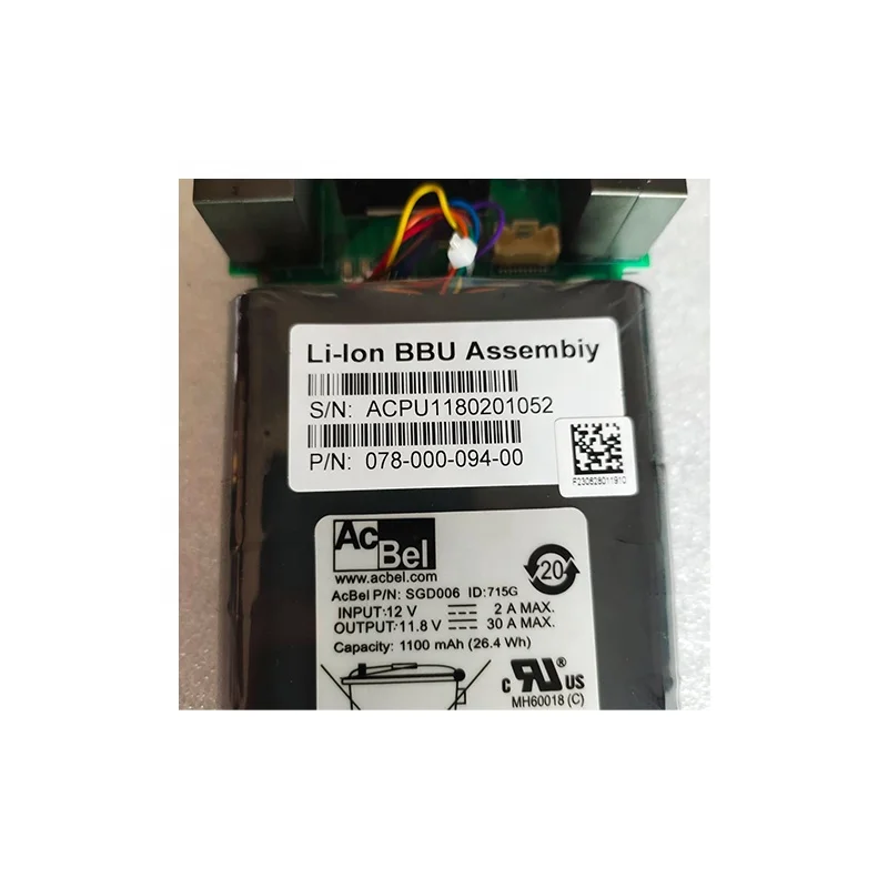 New In Stock 078-000-094-00  For EMC Unity 300 400 500 600 BBU Battery