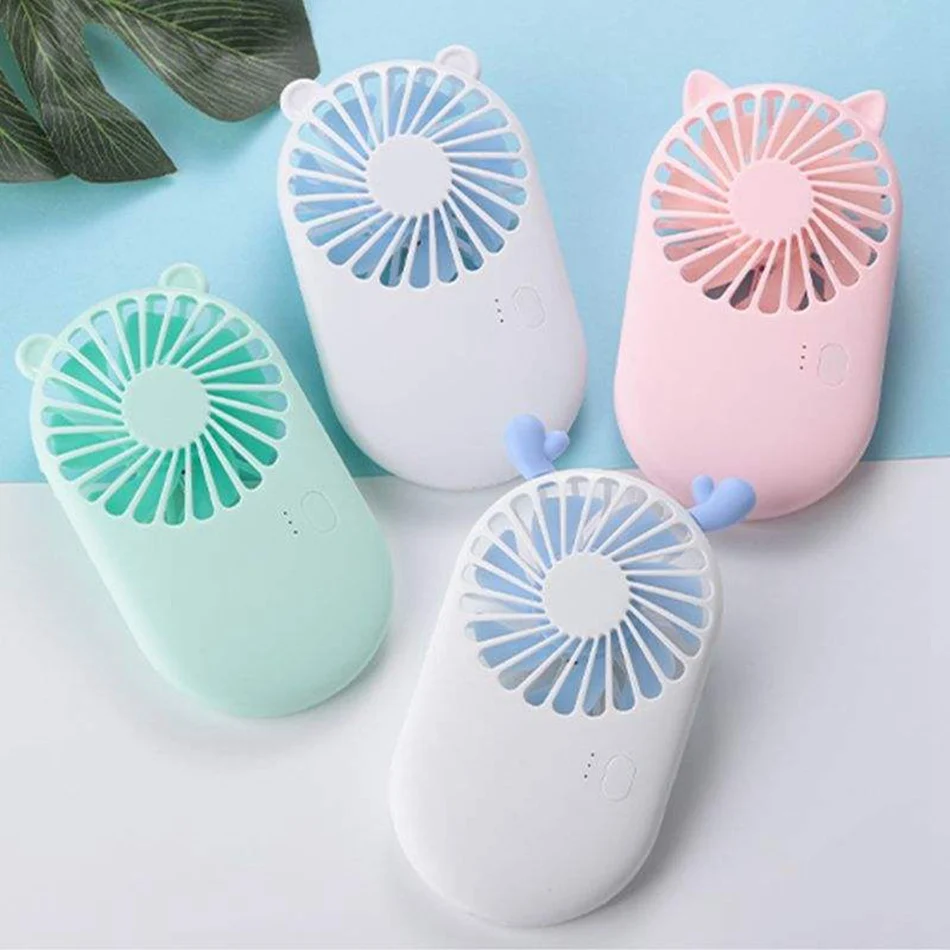 Factory Custom Branding Bulk, Handheld Air Conditioning Cooling Cooler USB Portable Rechargeable Mini Fan/