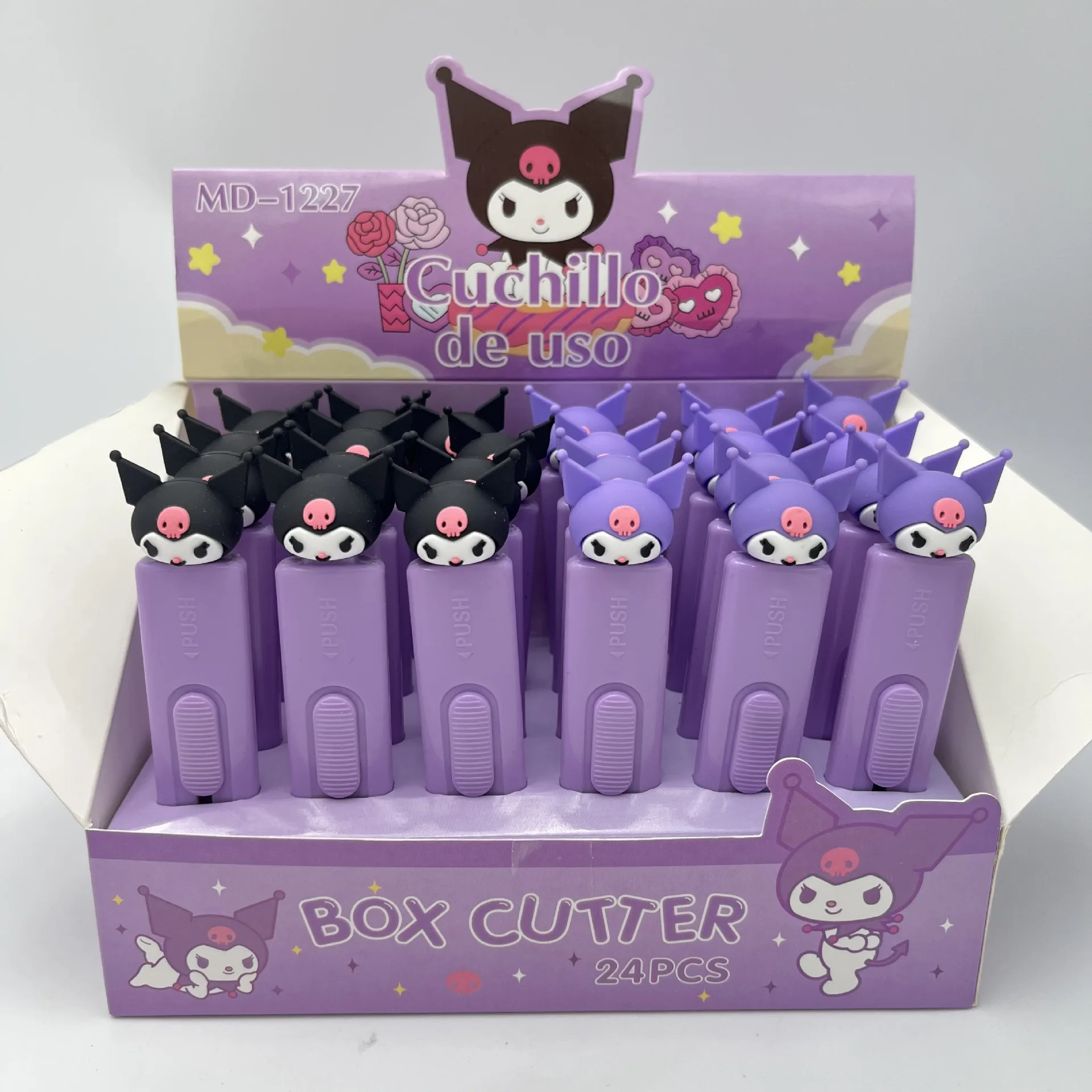 Канцелярские мини-перочинные ножи, складной нож Kuromi, аниме-нож для школы