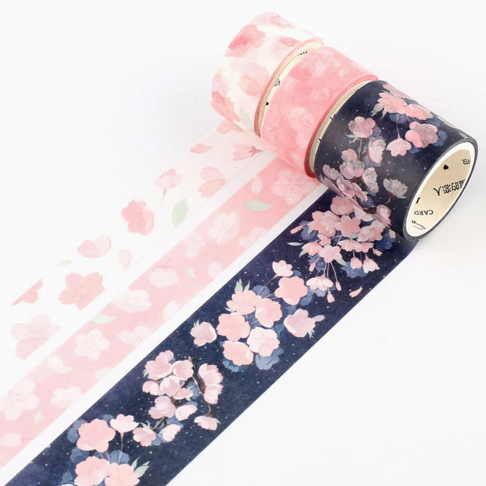 
Cute Cartoon Masking Washi Tape Set Colorful Creative Notebook Album Diary Decoration Stickers Paper Tape 