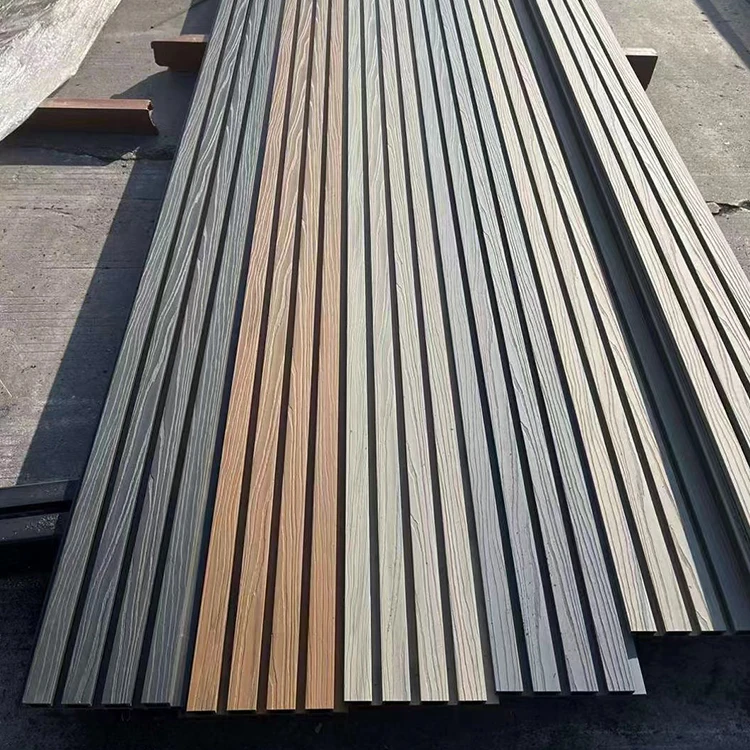 2024 Durable and Beautiful  Outdoor WPC Wall Panel Wood Plastic Composite cladding exterior Panel Facade