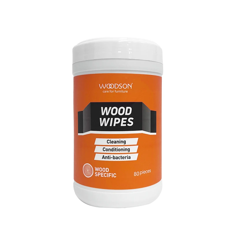 WOODSON 2024 New Arrival Indoor & Outdoor wood care oil and wax polish wet wipes wood floor cleaning wet wipes