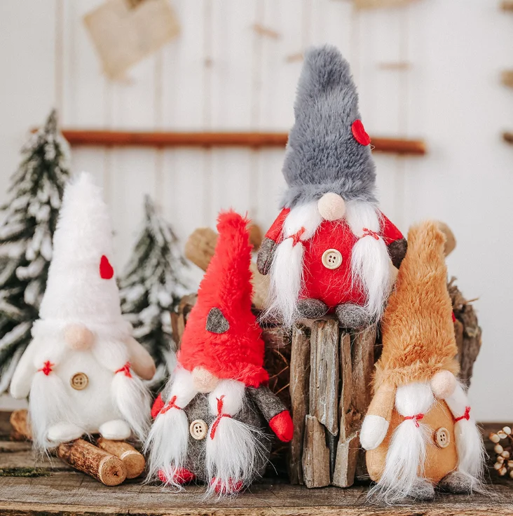 Мягкая шведская игрушка Санта-кукла гнома скандинавский Tomte Nordic Nisse Sockerbit карликовый эльф домашние украшения Рождество