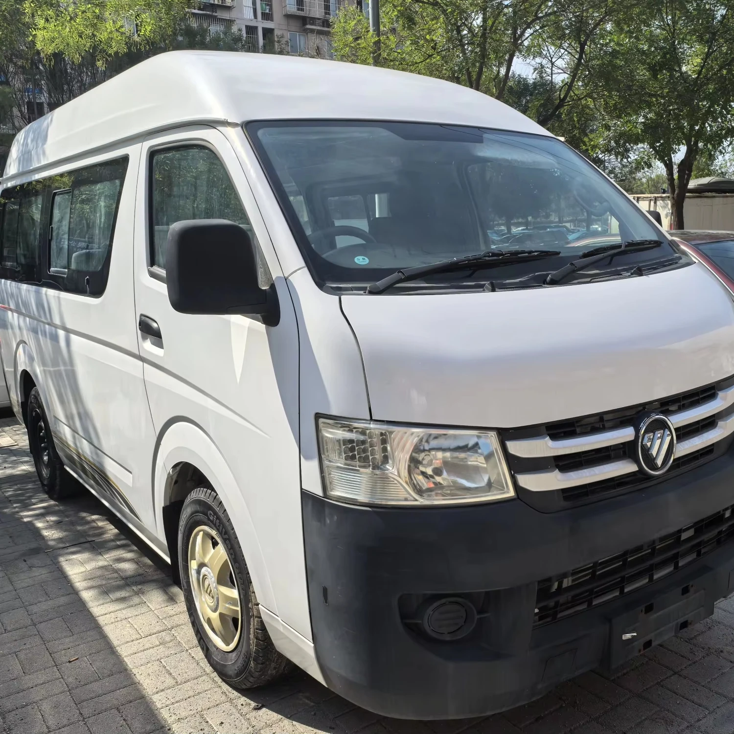 16 мест Foton View CS2 C2 мини-автобус бензиновый Электрический городской автобус пассажирский фургон