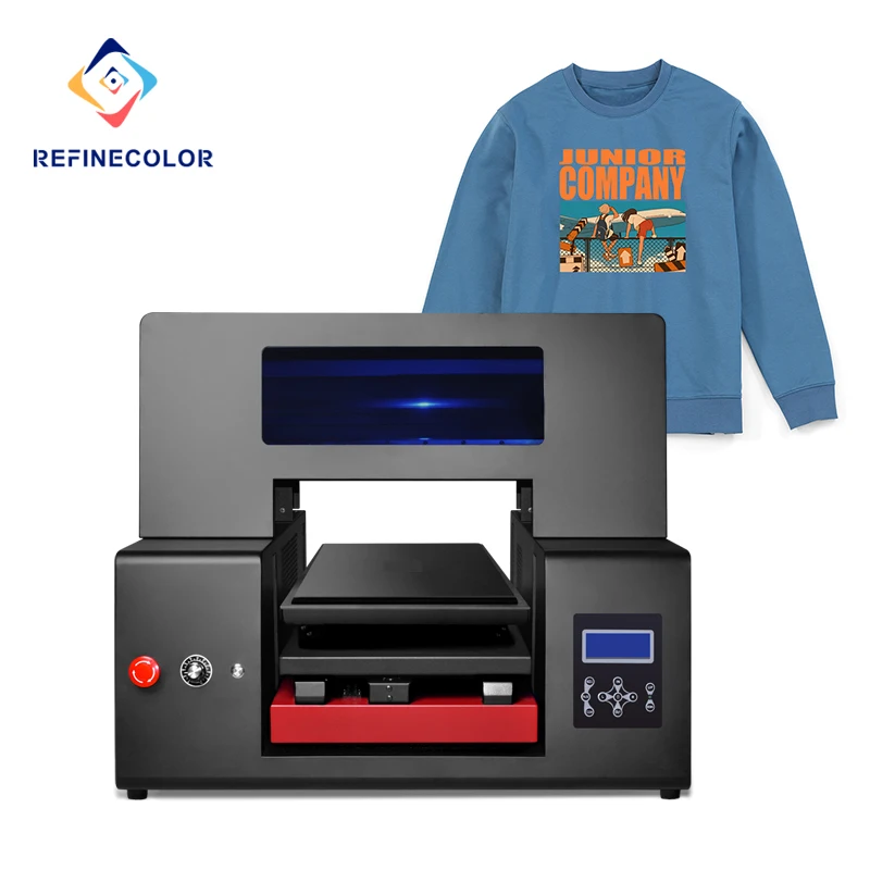 Струйный принтер Refinecolor Размера A3 двойной прямой к одежде цифровой для футболок DTG печатная