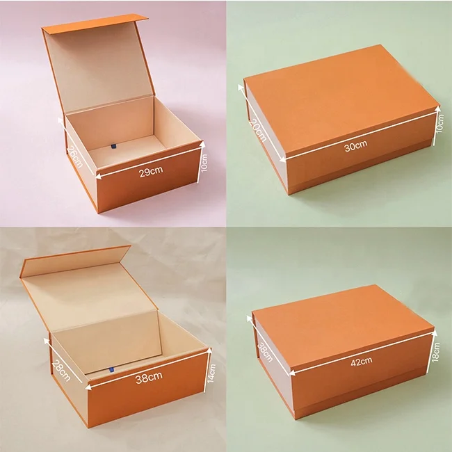Luxury folding magnetic gift box packaging box underwear clothing packaging black mailer boxes