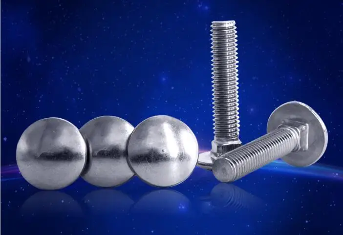 Low Pice OEM Din603 Brass Carriage Bolt Stainless Steel SS304 SS316 Zinc Plated Carriage Bolt