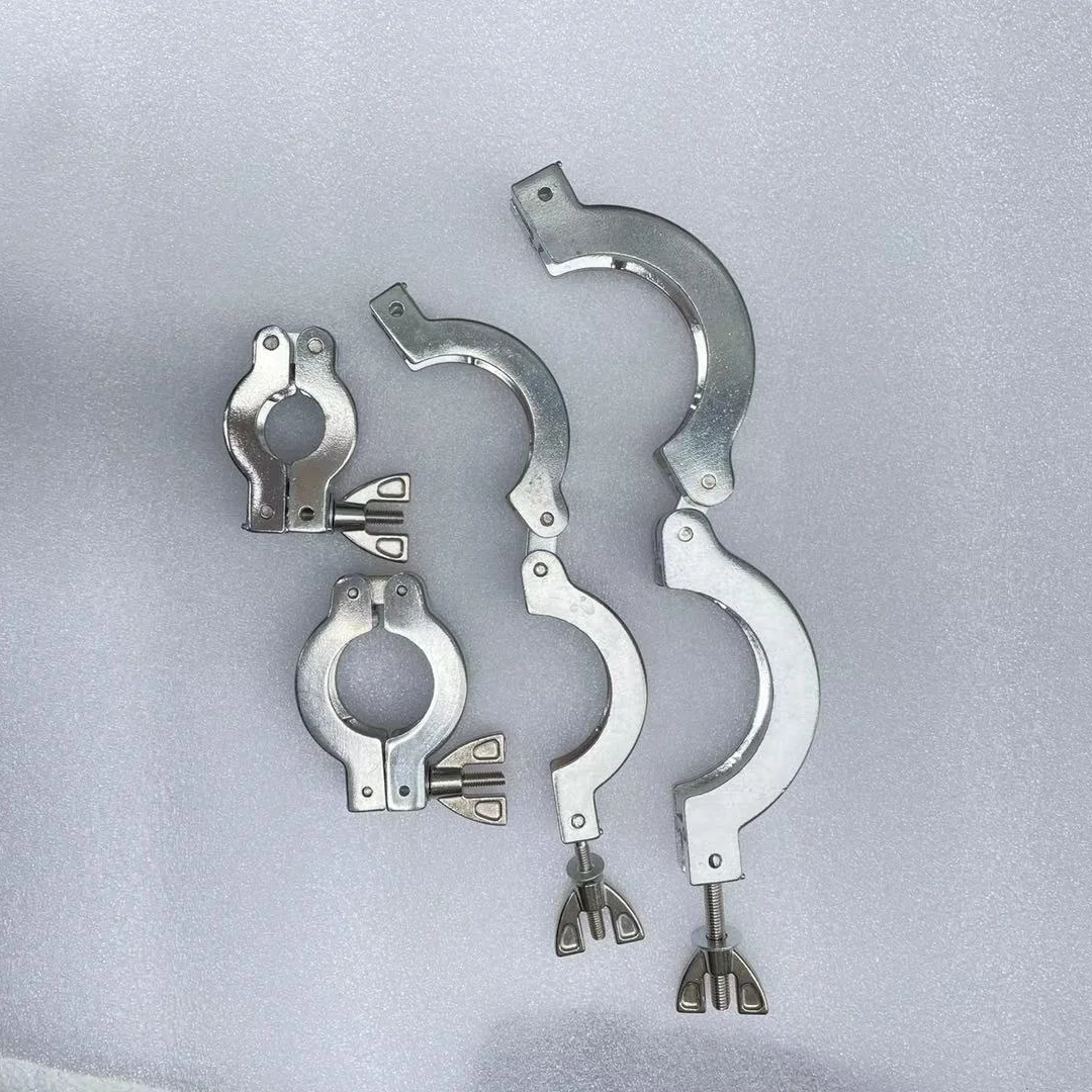 Semiconductor Use Stainless Steel High Pressure Clamp Hinge Tri-clover Quick Heavy Duty Clamps