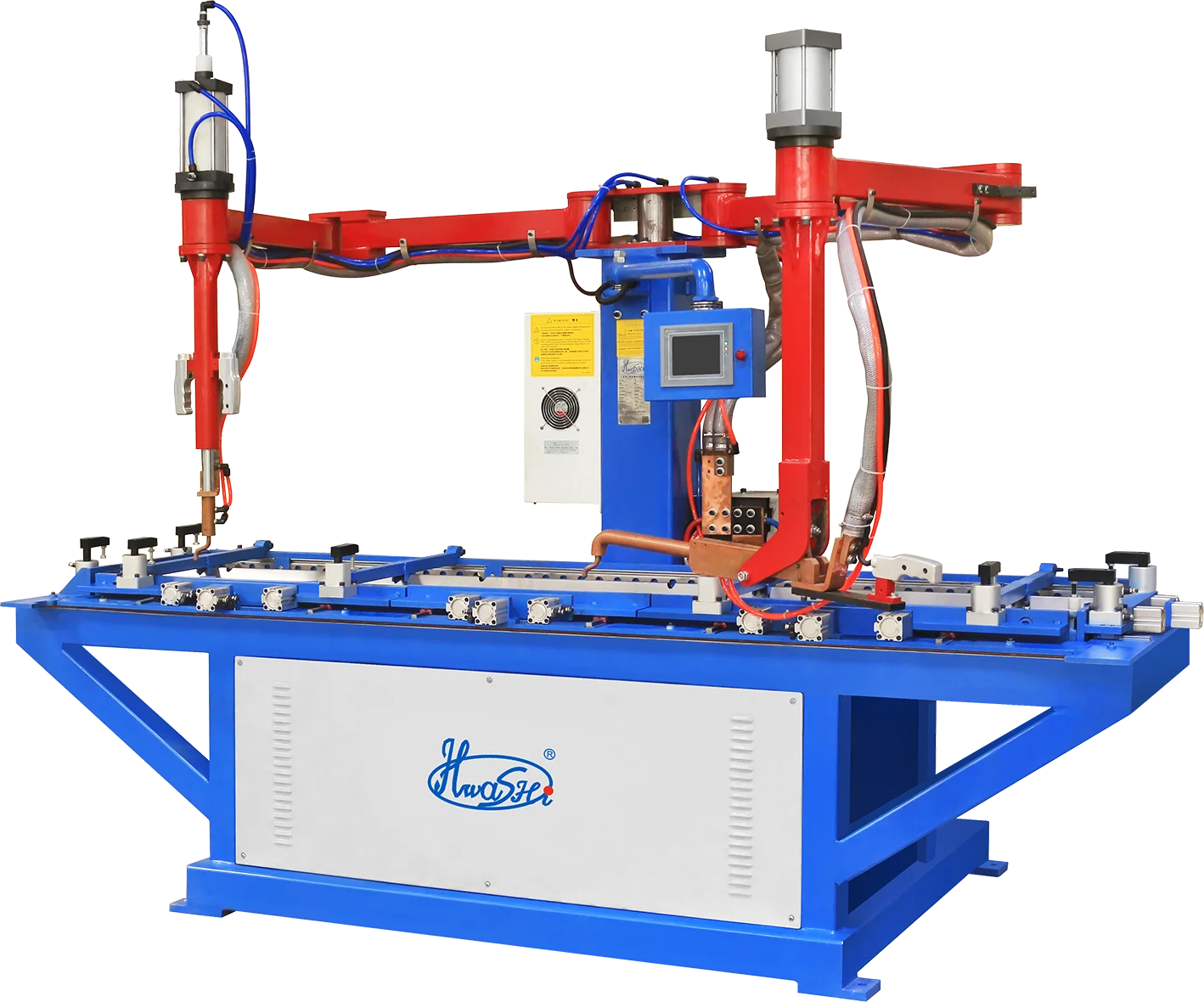 Hwashi Door Plate Crank Arm Spot Welding Machine,Sheet metal welding workpiece can be customized