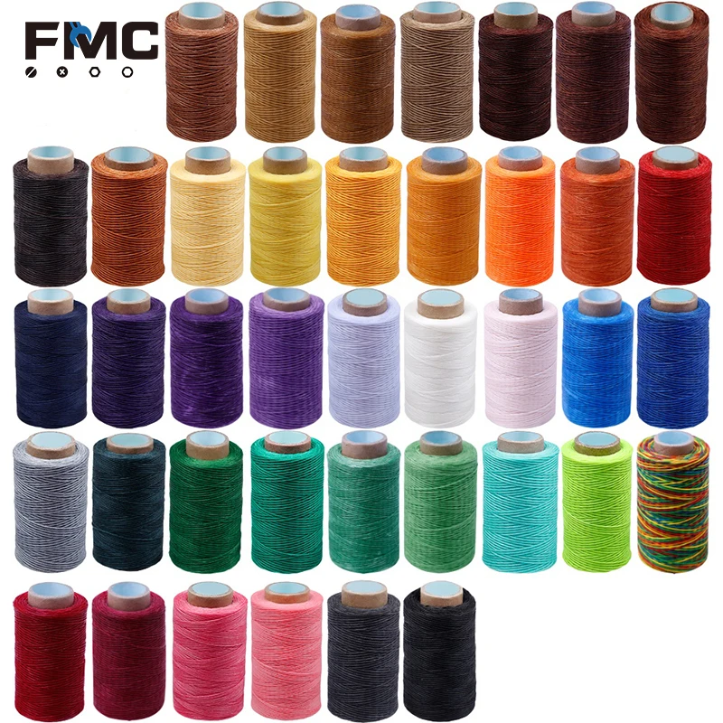 Hot sale Optional Colors 250m Leather Sewing Thread Flat Leather Wax Thread