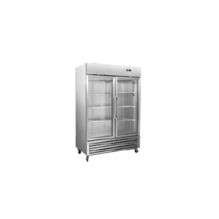 Новый продукт, морозильная камера для глубокого заправки 49 футов, одинарная стеклянная дверь, кухонная Вертикальная морозильная камера из нержавеющей стали