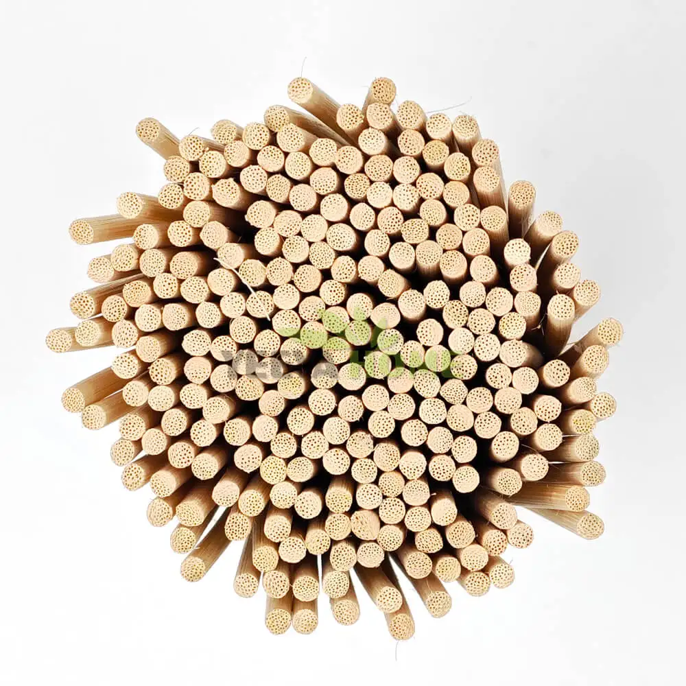 Natural Rattan Core Pole Reed Fragrance Diffuser Stick 2mm 3mm 4mm 5mm 6mm 7mm