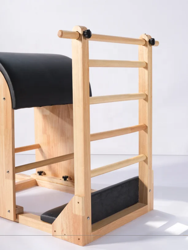 Pilates Equipment Oak Wood Ladder Barrel for Yoga Use