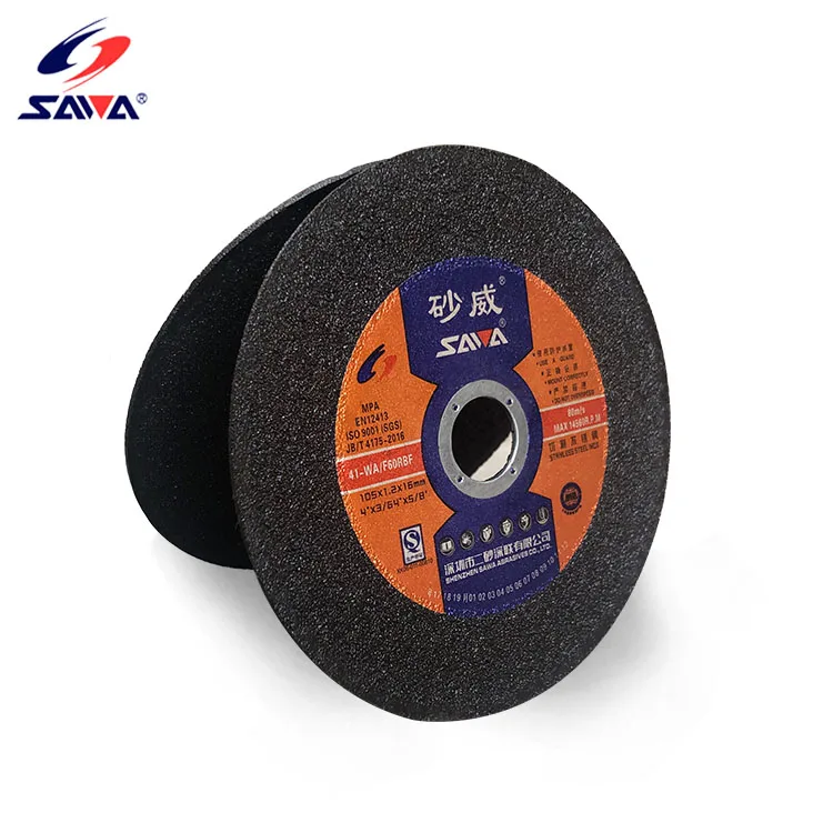 T41 105x1.2x16mm China 4 inch stainless steel abrasive cutting disc