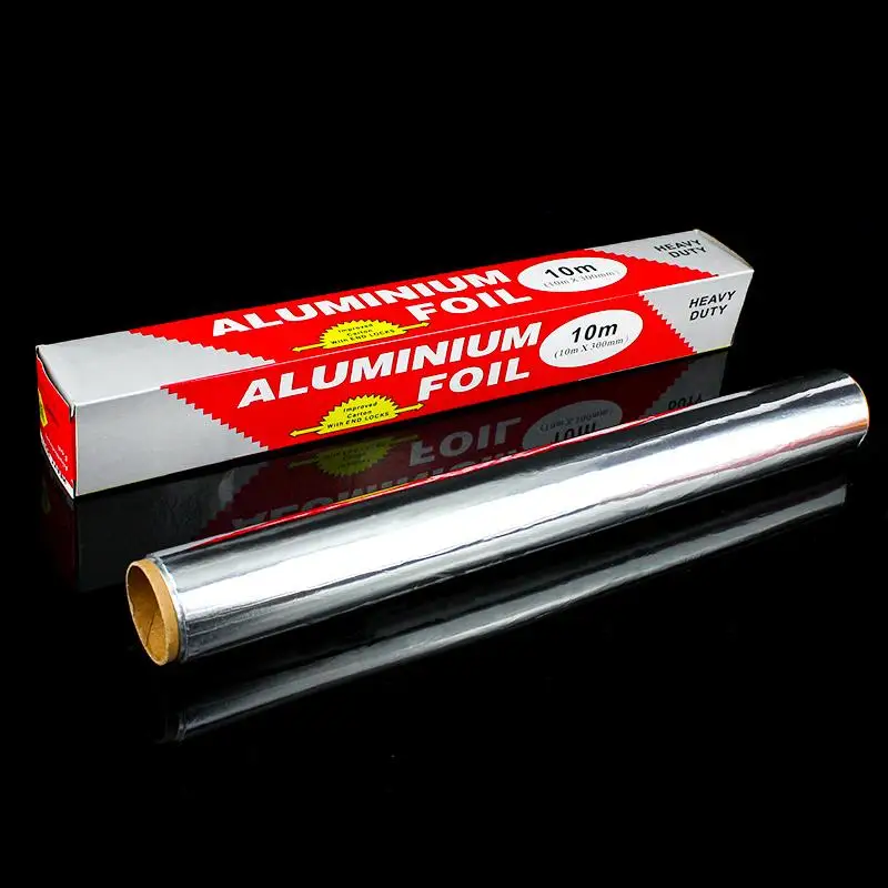 Пищевая бытовая пищевая упаковка, рулон серебряной алюминиевой фольги для кухонного использования