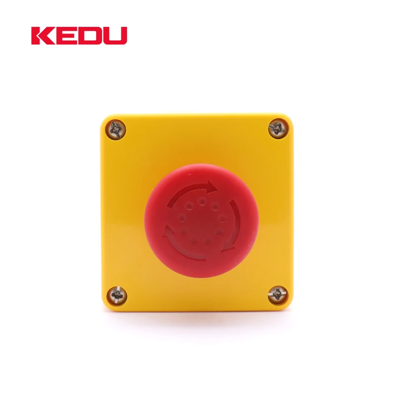 KEDU HY57 high quality emergency stop push button switch box