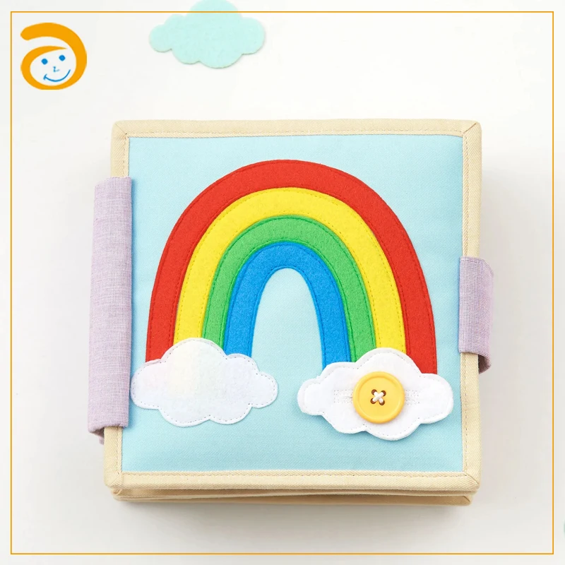 Handmade Baby Memory Felt Fabric Quiet Book Funny Baby Toy Gift Educational Cloth Book For Baby Kids Children Toddler